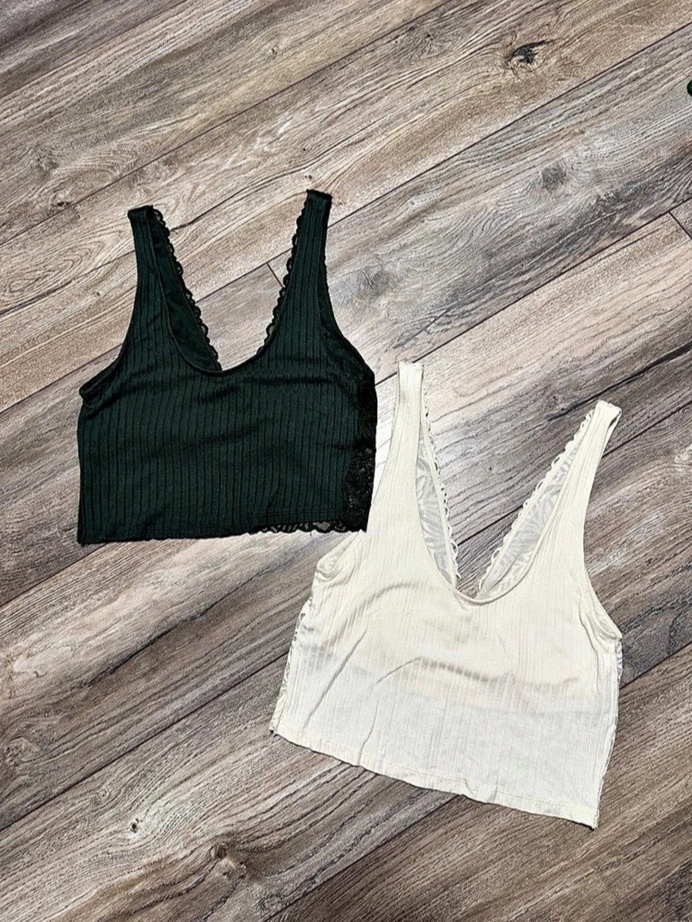 Aerie open back lace top bundle size small
